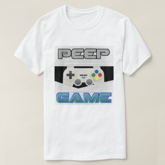 ピープゲームTシャツ Tシャツ (デザイン正面)