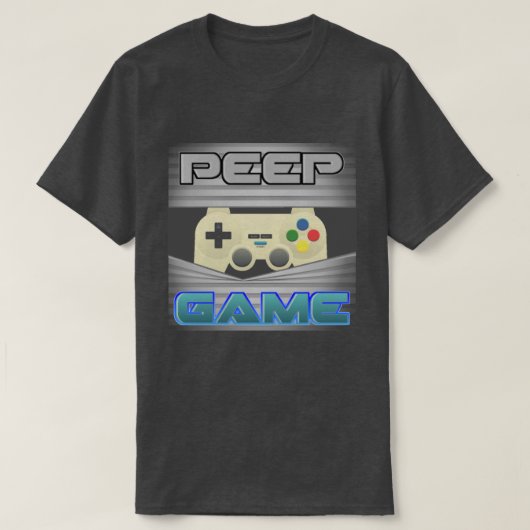 ピープゲームTシャツ Tシャツ (デザイン正面)