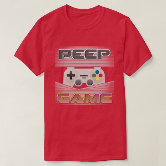 ピープゲームTシャツ Tシャツ (デザイン正面)