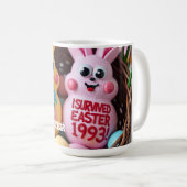 ピープスが間違った"ステッカーシート – 90sイースターフェイル コーヒーマグカップ (正面右)