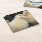 ピープス スクエアペーパーコースター (アングル)