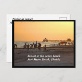ピープルアットサンセットフォートマイヤーズビーチ シーズンポストカード (正面/裏面)