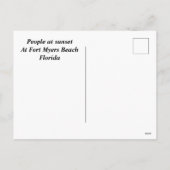 ピープルアットサンセットフォートマイヤーズビーチ シーズンポストカード (裏面)