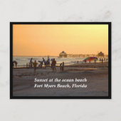 ピープルアットサンセットフォートマイヤーズビーチ シーズンポストカード (正面)