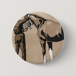 ピープルアンドホースバイエドワード・ペンフィールド 缶バッジ