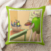 ピープルスチルライフおもしろいコットンジャンボ装飾用クッション クッション (ブランケット)