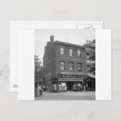 ピープルズ・ドラッグ・ストア、1921年 ポストカード (正面/裏面)