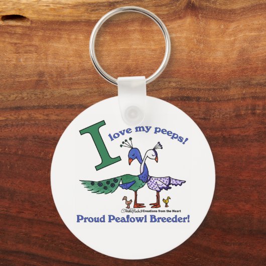 ピープルブリーダーを愛する キーホルダー (正面)