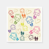 ピープルラブハウスナプキンス スタンダードカクテルナプキン (正面)