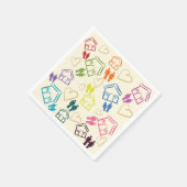 ピープルラブハウスナプキンス スタンダードカクテルナプキン (角)