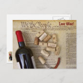 ピープルワインポストカードだ! ポストカード (正面/裏面)