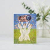 ピープル淡い色のピープル(1910年)ヴィンテージスタイル ポストカード (スタンド正面)