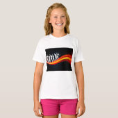 ピープル踊りシルエット女子Tシャツ Tシャツ (正面フル)