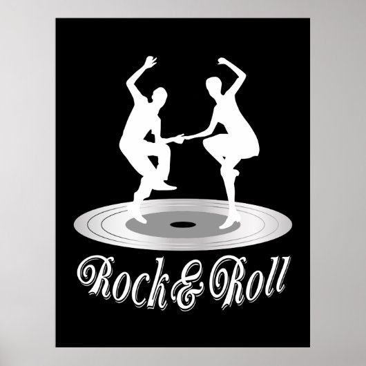ピープル踊りロックアンドロール ポスター (正面)