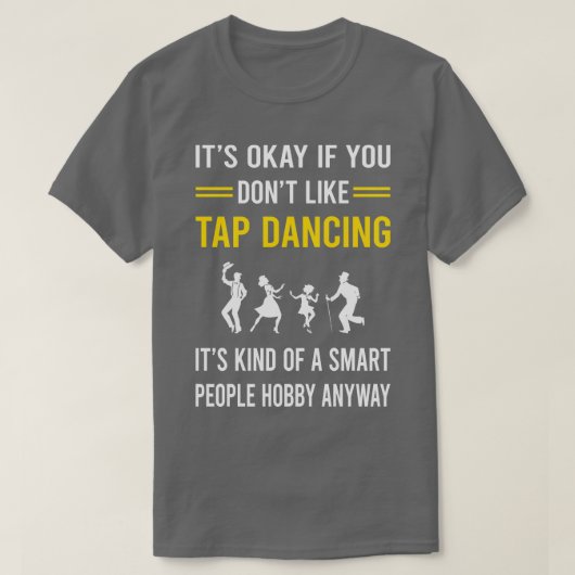 ピープル頭が切れるホビータップダンス踊り Tシャツ (デザイン正面)