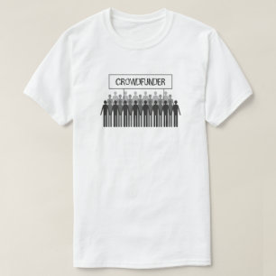 ピープル・ロゴ、クラウドファンダー、クラウドファンディング Tシャツ