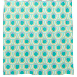 ピーヘン羽毛オーバルパターンシャワーカーテン シャワーカーテン