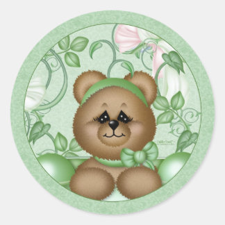 ピーポッドステッカー ラウンドシール