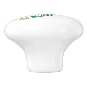 ピーポッドベジタブルラインアートデザイン セラミックノブ (側面)