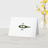 ピーポッド・ラブ カード (黄色い花)