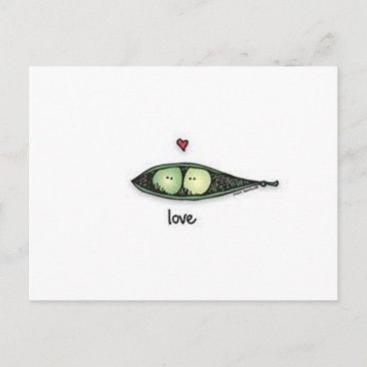 ピーポッド・ラブ ポストカード (正面)