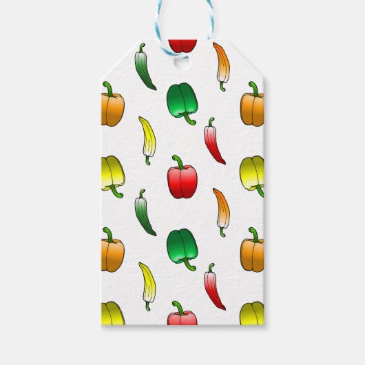 ピーマンとピーマン ギフトタグ (正面)