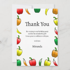 ピーマンとピーマン サンキューカード