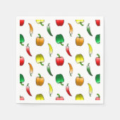 ピーマンとピーマン スタンダードカクテルナプキン (正面)