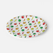 ピーマンとピーマン ペーパープレート (アングル)