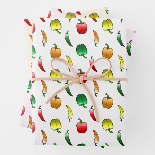 ピーマンとピーマン ラッピングペーパーシート (インサイチュ)