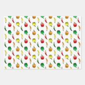 ピーマンとピーマン ラッピングペーパーシート (正面)