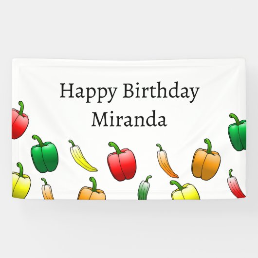 ピーマンとピーマン 横断幕 (横)