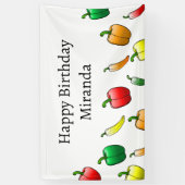 ピーマンとピーマン 横断幕 (縦)