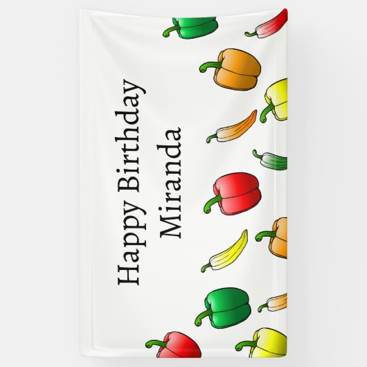 ピーマンとピーマン 横断幕 (縦)