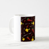 ピーマンと玉ねぎ コーヒーマグカップ (正面左)