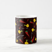 ピーマンと玉ねぎ コーヒーマグカップ (中央)