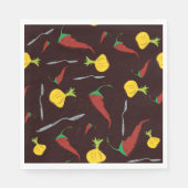 ピーマンと玉ねぎ スタンダードランチョンナプキン (正面)