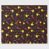 ピーマンと玉ねぎ ラッピングペーパー (フラット)