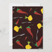 ピーマンと玉ねぎ 招待状 (正面)