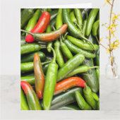 ピーマンの山 カード (黄色い花)