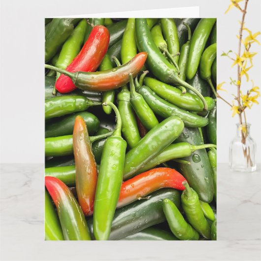 ピーマンの山 カード (黄色い花)