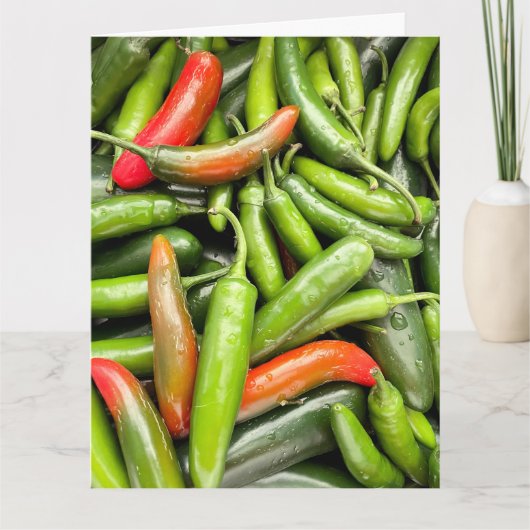 ピーマンの山 カード (正面)