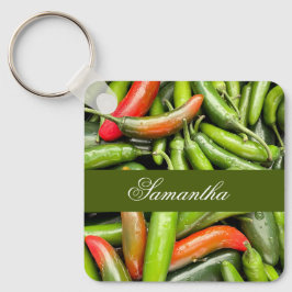ピーマンの山 キーホルダー