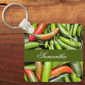 ピーマンの山 キーホルダー (正面)