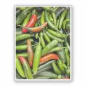 ピーマンの山 シール (正面)