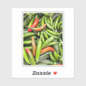 ピーマンの山 シール (シート)