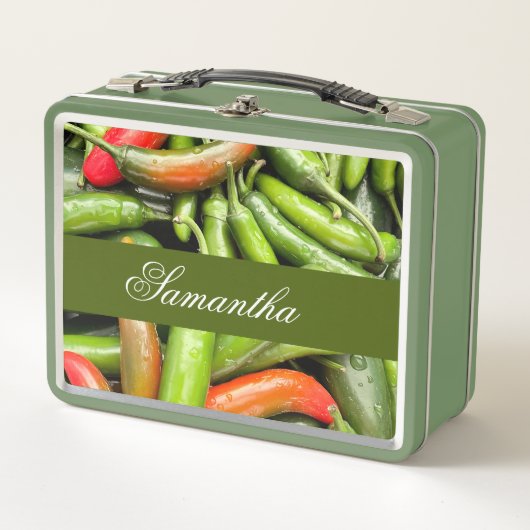 ピーマンの山 メタルランチボックス (正面)