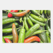 ピーマンの山 ラッピングペーパーシート (正面)