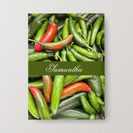 ピーマンの山 缶バッジ