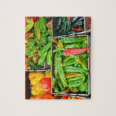 ピーマンの盛り合わせ ジグソーパズル (縦)